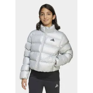 adidas Sportswear jas zilver metallic