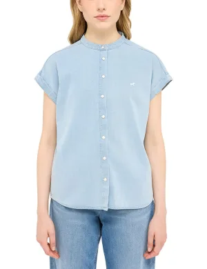 MUSTANG Blouse met korte mouwen Dames stijl Tulsa