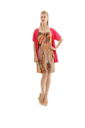 Open Front Vest met korte mouwen