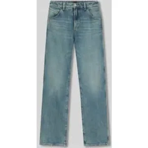 Boss Orange Loose fit jeans van een mix van katoen en lyocell, model ‘ADA’