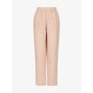 Armani Exchange-broek voor dames in Perzik