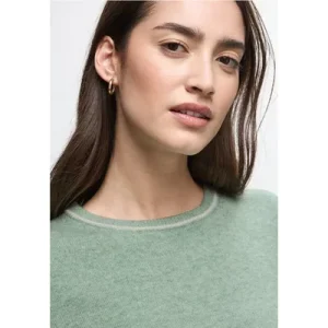 Street One Dames Trui met korte mouwen in Groen