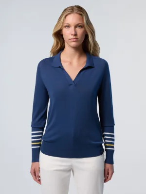 North Sails Trui Aloë vera met V-hals