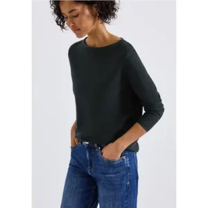 Street One Dames Trui met structuur in Groen