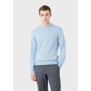 Men’s Emporio Armani Crewneck Sweatshirt in Blue