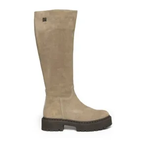 Steve Madden Galina suède hoge laarzen beige