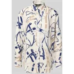 Lauren Ralph Lauren Blouse in all-over look met knoopsluiting, model ‘KOTTA’