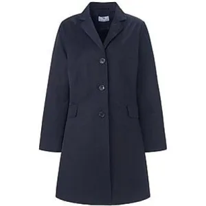 Lang vest revers­kraag Van Peter Hahn blauw