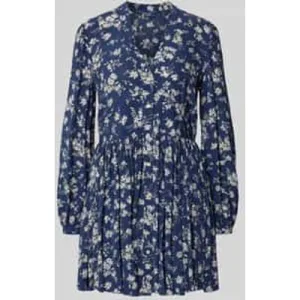 Polo Ralph Lauren Mini-jurk van pure viscose met V-hals