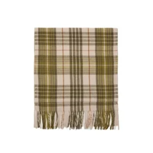 Mango geruite sjaal groen