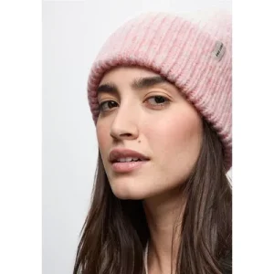 Street One Dames Gebreide muts met wolinhoud in Roze