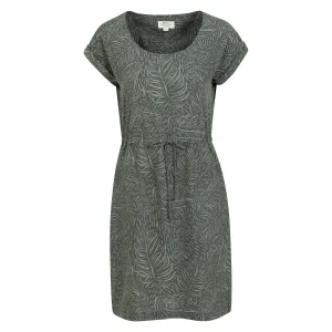 Mountain Warehouse Dames/Dames Mykonos Tropical Leaves Midi Dress (Groen)