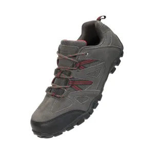 Mountain Warehouse Outdoor III Suède wandelschoenen voor heren (Donkergrijs)