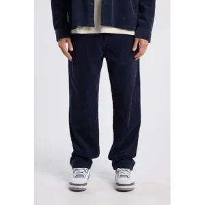 America Today Peta corduroy relaxed casual broek blauw