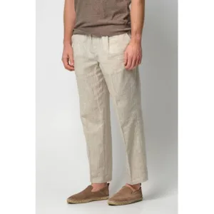 Profuomo loose casual broek beige