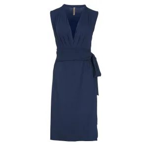 Mouwloze Empire Line-jurk in Marineblauw