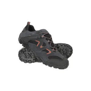 Mountain Warehouse Heren Wulpen Waterdichte Suède Wandelschoenen (Donkergrijs)