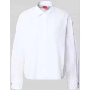 HUGO Boxy fit overhemdblouse van puur katoen, model ‘ELMA’