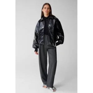 Shoeby lak jack zwart