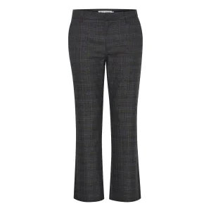 Uitlopende damesbroek Pulz Jeans Bindy Check Kick