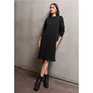 Street One Studio Dames Sweat in effen kleur in Zwart