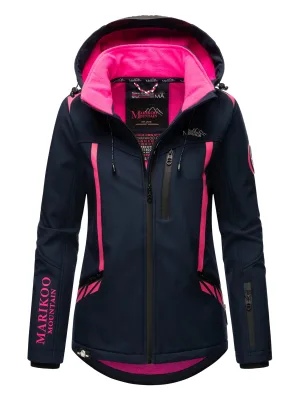 Marikoo dames softshelljas – Mount-Cho-Oyu met afneembare capuchon