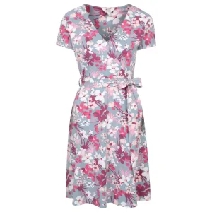 Mountain Warehouse Dames/Dames Santorini Cherry Blossom Jersey Wrap Dress (Roze)