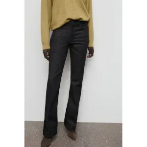 Mango flared jeans black denim