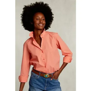 River Woods Orange Centered Blouse