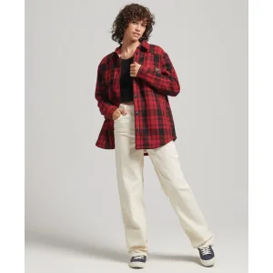 Overhemd van flanel en wol voor dames Superdry