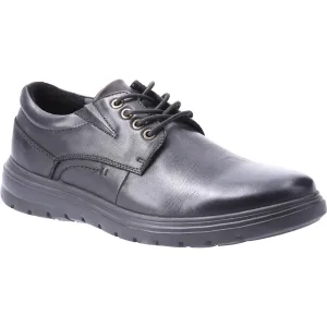 Hush Puppies Heren Triton Leren Casual Schoenen (Zwart)