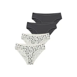 Buffalo Slip met smalle randafwerkingen (set, 4 stuks)