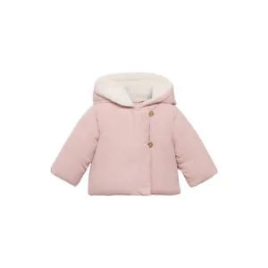 Mango Kids winterjas lichtroze
