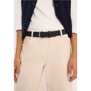 Cecil Dames Riem met fluweeloptiek in Zwart