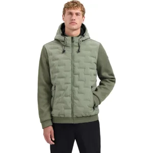 No Excess Jacket short fit sealed hooded knit steel