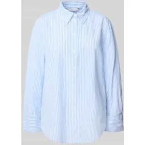 Tom Tailor Regular fit overhemdblouse van een mix van lyocell en katoen