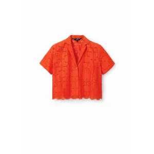 Korte kanten damesblouse Desigual