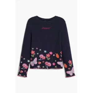 Desigual longsleeve donkerblauw