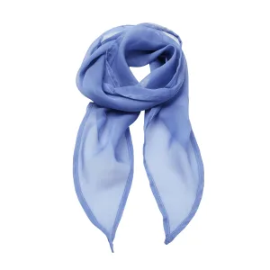 Premier Dames/vrouwenwerk Chiffon Formele Sjaal (Middenblauw)