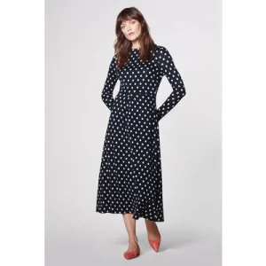 LK Bennett Maria Midi Dress Midnight