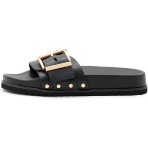 AllSaints Ellie Stud Slider Black