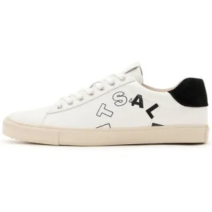 AllSaints Saint Lthr Low Top White/black