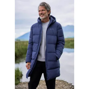 Mountain Warehouse Heren Vortex Longline gewatteerd jack (Marine)