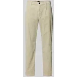 Boss Orange Tapered corduroy broek van katoenmix, model