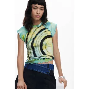 Desigual T-shirt blauw