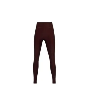 Shoeby high waist legging LM-SB SHINY donkerrood