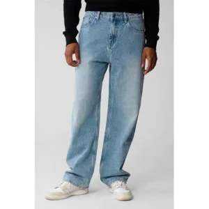 Shoeby loose fit baggy jeans mediumstone