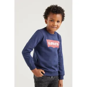 Levi’s Kids sweater Batwing met logo donkerblauw