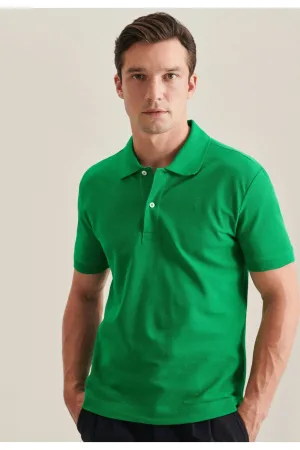 Seidensticker Polo shirt Korte mouw groen