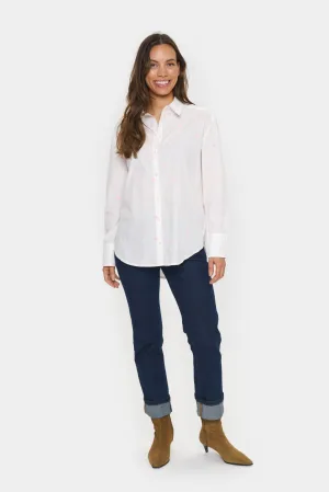 Overhemd met lang mouwen Oversize fit Ice Bonbon Harts white